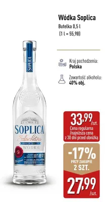 Wódka Soplica Szlachetna promocja w Aldi