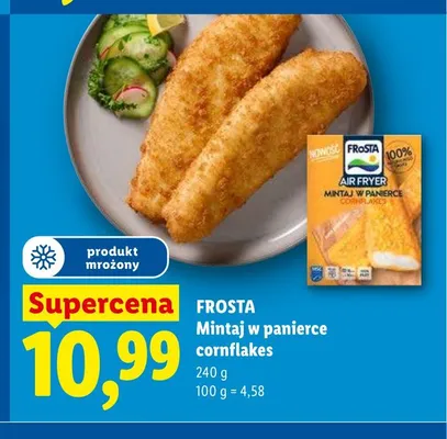 Mintaj w panierce cornflakes Frosta promocja w Lidl