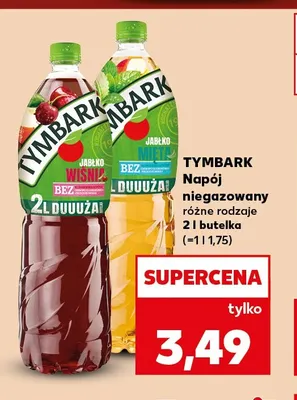 Napój niegazowany Tymbark promocja w Kaufland