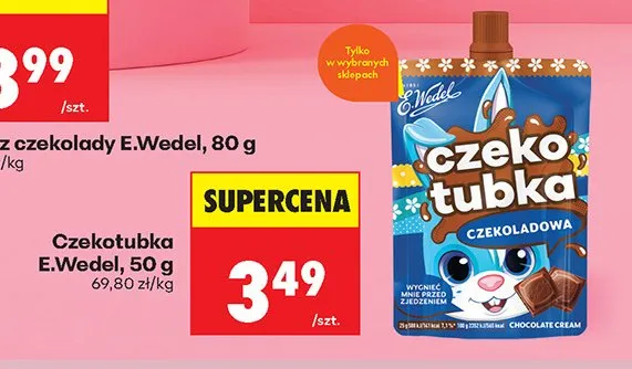 Czekolada E. wedel pierrot promocja w Biedronka