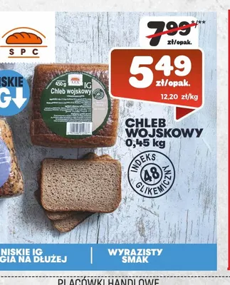Chleb wojskowy SPC promocja w Społem Praga