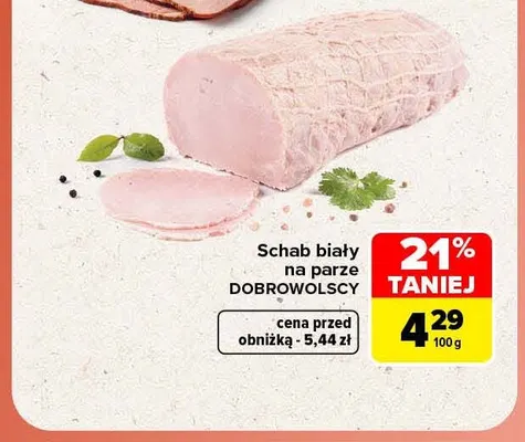 Schab biały na parze Dobrowolscy promocja w Carrefour