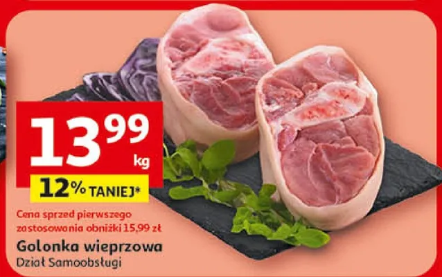 Golonka wieprzowa Dział Samoobsługi promocja w Auchan
