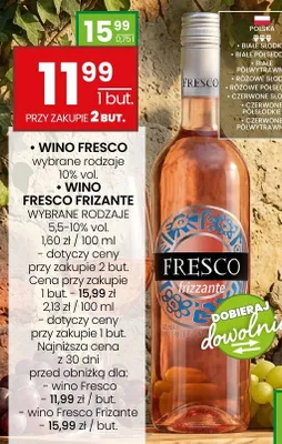 Wino Fresco Frizante promocja w Twój Market