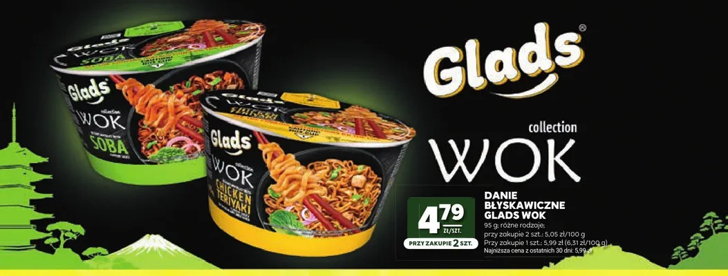 Danie błyskawiczne Glads Wok Soba promocja w Stokrotka