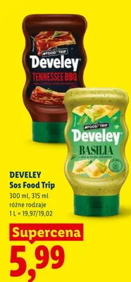 Sos Food Trip Develey promocja w Lidl