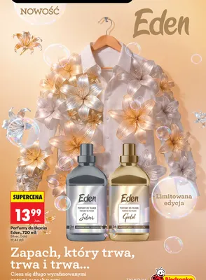 Perfumy do tkanin Eden Gold promocja w Biedronka