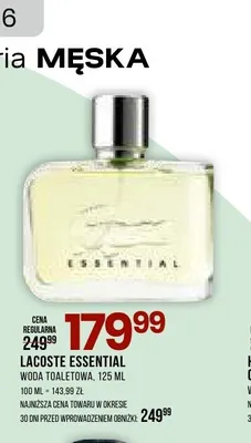 Woda toaletowa Lacoste Essential promocja w Drogerie Natura