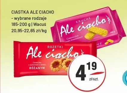 Ciastka Ale Ciacho promocja w Sedal