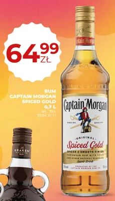 Rum Captain Morgan Spiced Gold promocja w Duży Ben