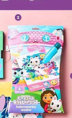 Artykuły szkolne kolorowanka wodna promocja w Biedronka