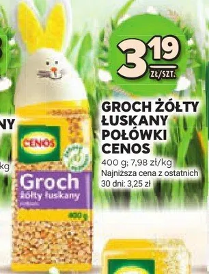 Groch żółty łuskany połówki promocja w Stokrotka