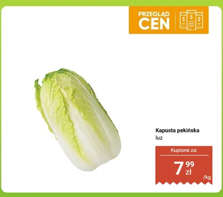 Kapusta pekińska luz promocja w Biedronka