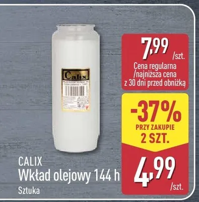 Wkład olejowy 144 h promocja w Aldi