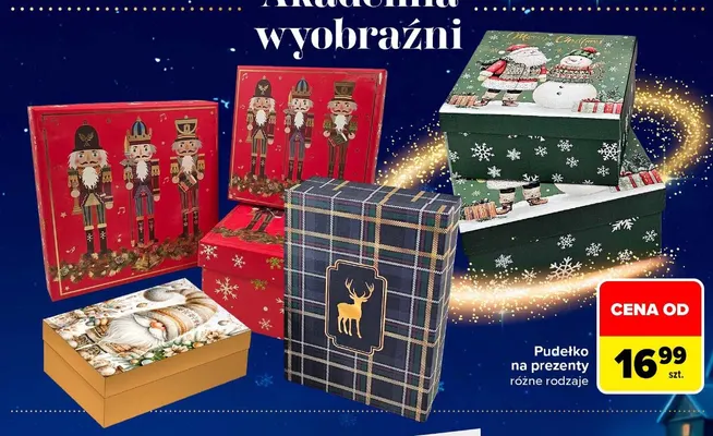 Pudełko na prezenty promocja w Carrefour
