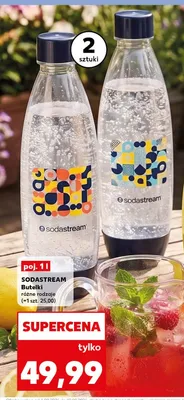 Butelki do saturatora Sodastream 2-pak promocja w Kaufland