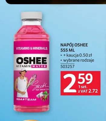 Napój Oshee promocja w Selgros
