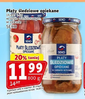 Płaty śledziowe opiekane w zalewie SEKO promocja w Prim Market
