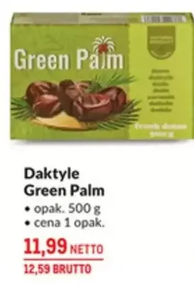 Daktyle Green Palm promocja w Makro