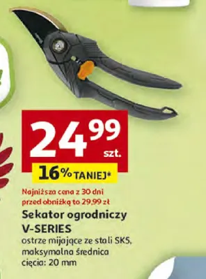 Sekator ogrodniczy V-SERIES promocja w Auchan