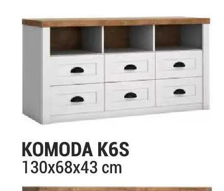 Komoda K6S Prowansja promocja w Merkury Market