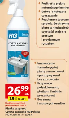 Pianka do sprayu Czysta Łazienka promocja w Auchan