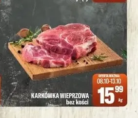 Karkówka wieprzowa bez kości promocja w Tomi Markt