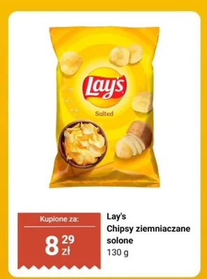 Chipsy ziemniaczane solone promocja w Biedronka