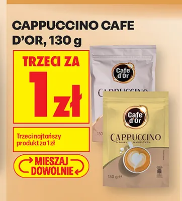 Kawa rozpuszczalna Cappuccino Cafe d'Or promocja w Biedronka