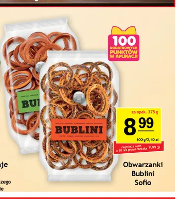 Obwarzanki Bublini Sofio promocja w Gram Market
