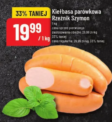 Kiełbasa parówkowa promocja w POLOmarket
