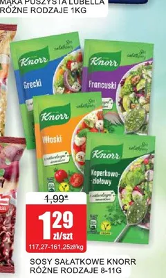 Sos sałatkowy Francuski Knorr promocja w Bingo