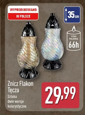 Znicz Flakon Tęcza promocja w Aldi