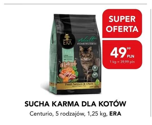 Sucha karma dla kotów ERA promocja w Aquael zoo