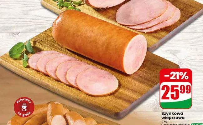 Szynkowa wieprzowa AGRO Rydzyna promocja w Dino