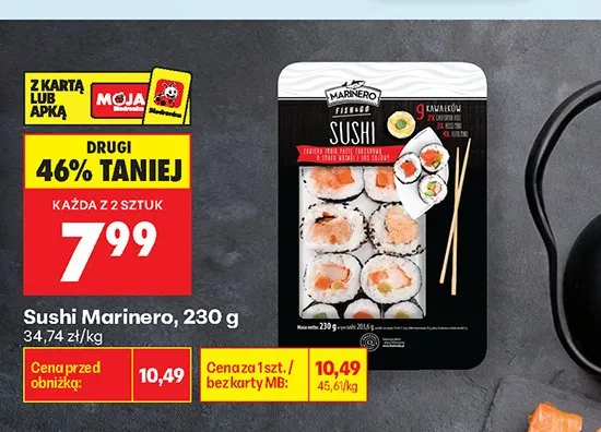 Sushi Marinero promocja w Biedronka