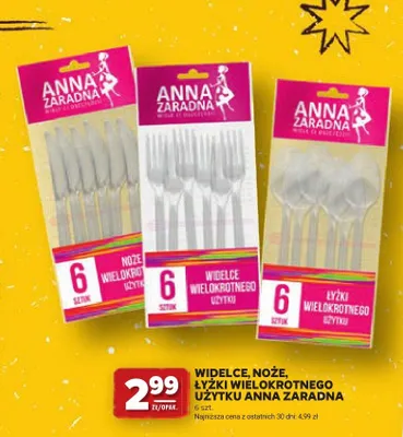 Łyżki wielokrotnego użytku Anna Zaradna promocja w Stokrotka