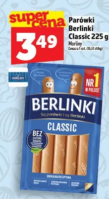 Parówki Berlinki Classic promocja w TOPAZ