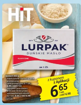 Masło solone Lurpak promocja w Selgros