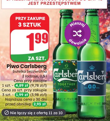 Piwo Carlsberg promocja w Dino