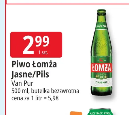 Piwo Łomża promocja w Leclerc