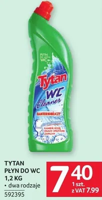 Płyn do WC TYTAN PŁYN DO WC 1,2 KG dwa rodzaje promocja w Selgros