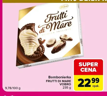 Bombonierka Frutti di Mare Vobro promocja w Carrefour Market