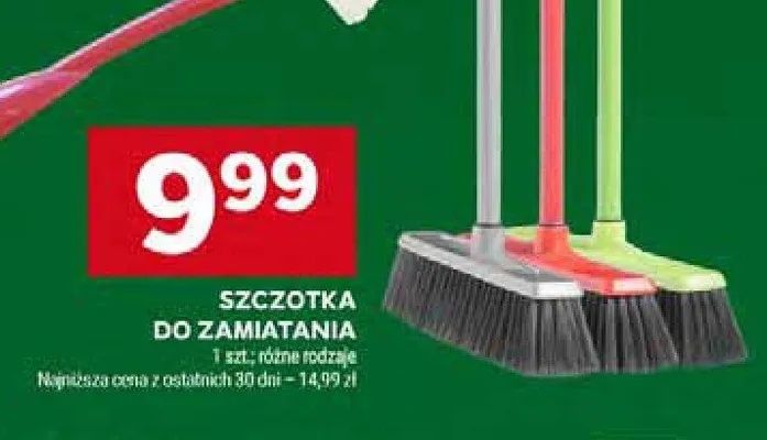 Szczotka do zamiatania promocja w Stokrotka