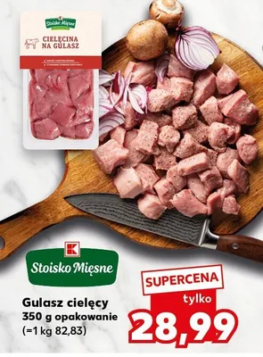 Gulasz cielęcy promocja w Kaufland