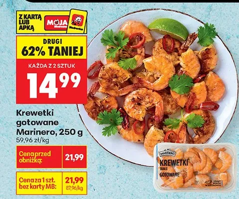 Krewetki gotowane promocja w Biedronka