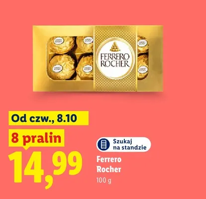 Praliny Ferrero Rocher promocja w Lidl