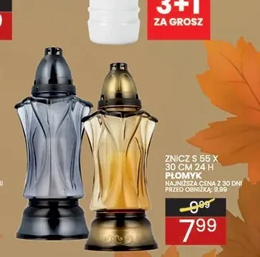Znicz S 55 30 cm 24h Płomyk promocja w Wafelek