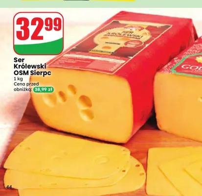 Ser Królewski OSM Sierpc promocja w Dino