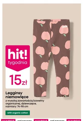 Legginsy niemowlęce promocja w Pepco